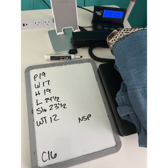 Vintage Bill Blass Women's Denim Jean Python Snake Print Collared Blouse Small - Picture 8 of 8